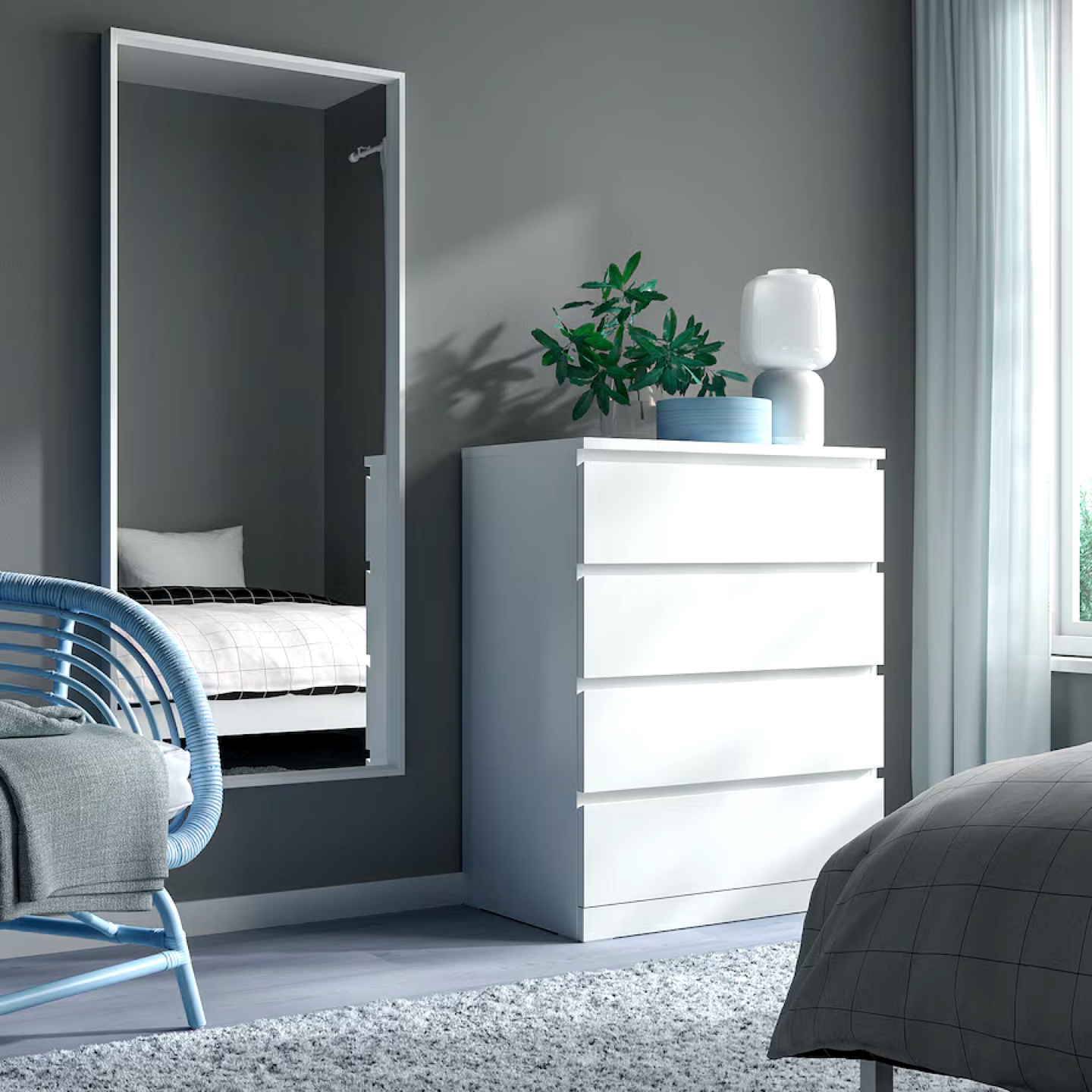 IKEA NISSEDAL White Mirror - photo 4