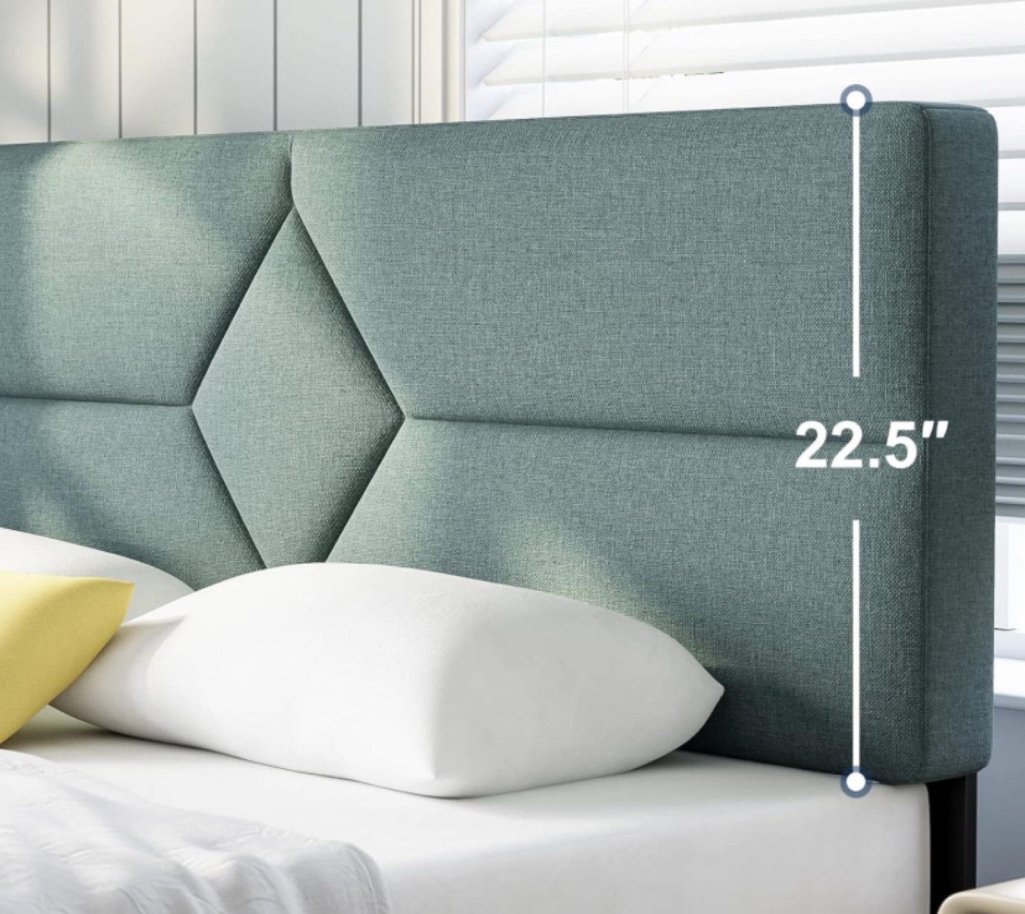 Full Size Upholstered Bed Frame with Full sized Mattress - photo 3