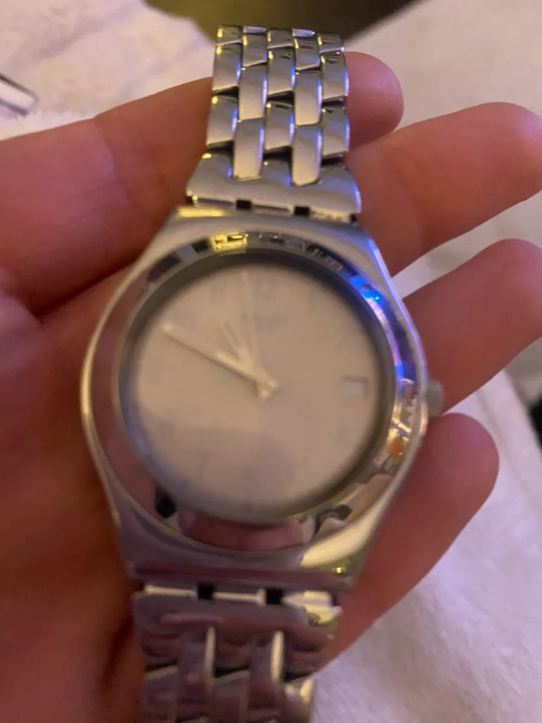 Swatch Irony Stainless Steel Women’s Watch- V8 Watch (SR626SW) image indicator(6)