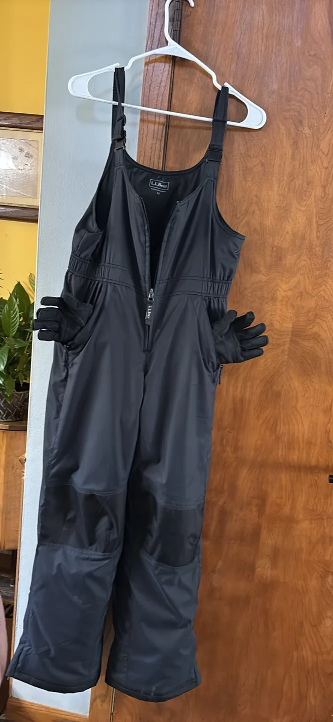 L.L. Bean Kids Snow Bibs Size 14 thumbnail