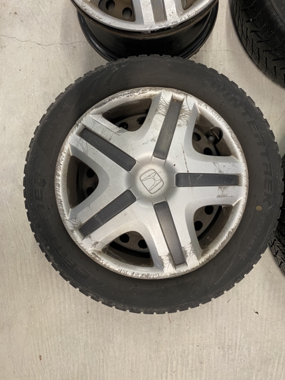 Honda Fit Wheels $15 EACH With Hub Caps, 3 Tires & Lug Nuts - photo 2