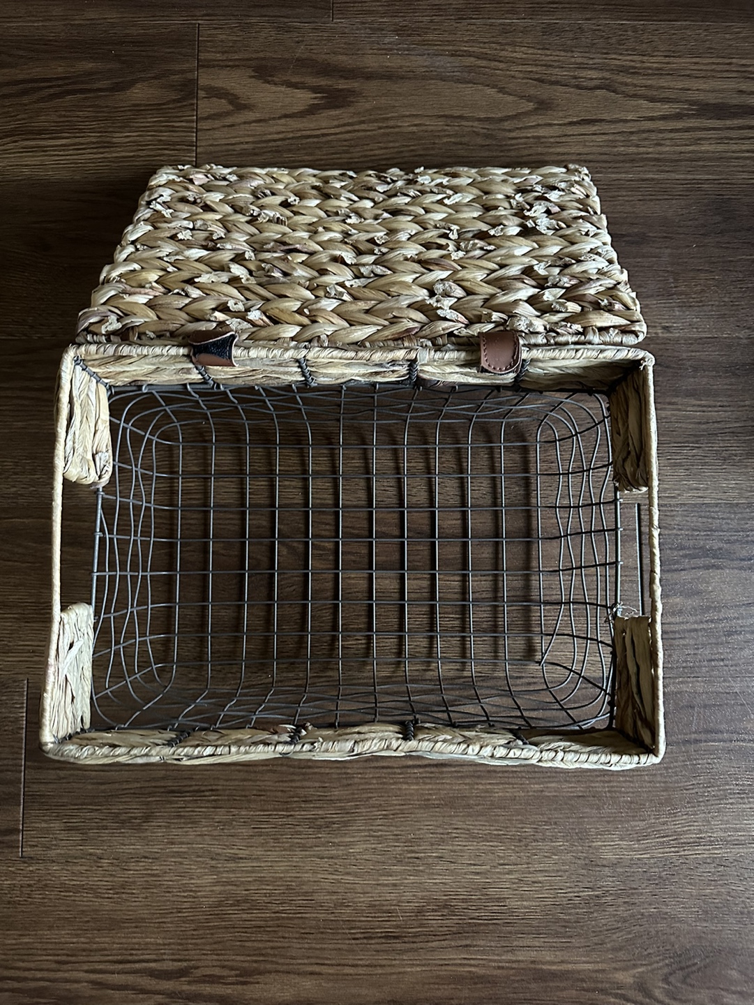 Seagrass Storage Basket with Lid - photo 2