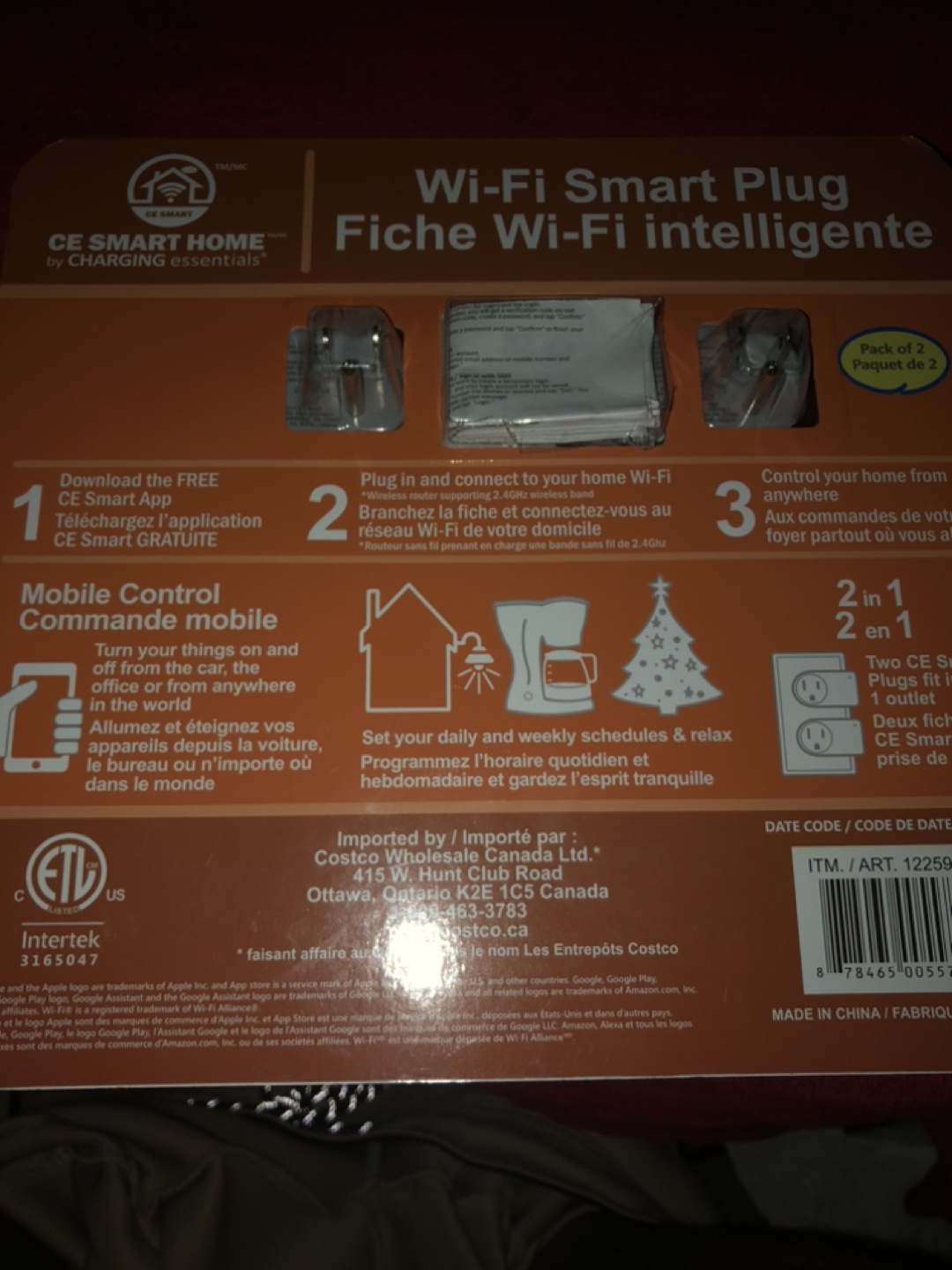 CE Smart Home Wi-Fi Smart Plugs (2 pack) - photo 3