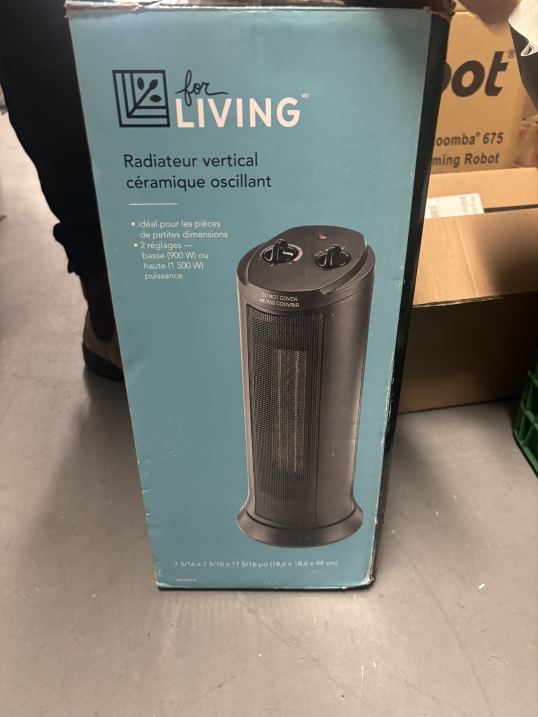 For Living Oscillating Ceramic Tower Heater - photo 2