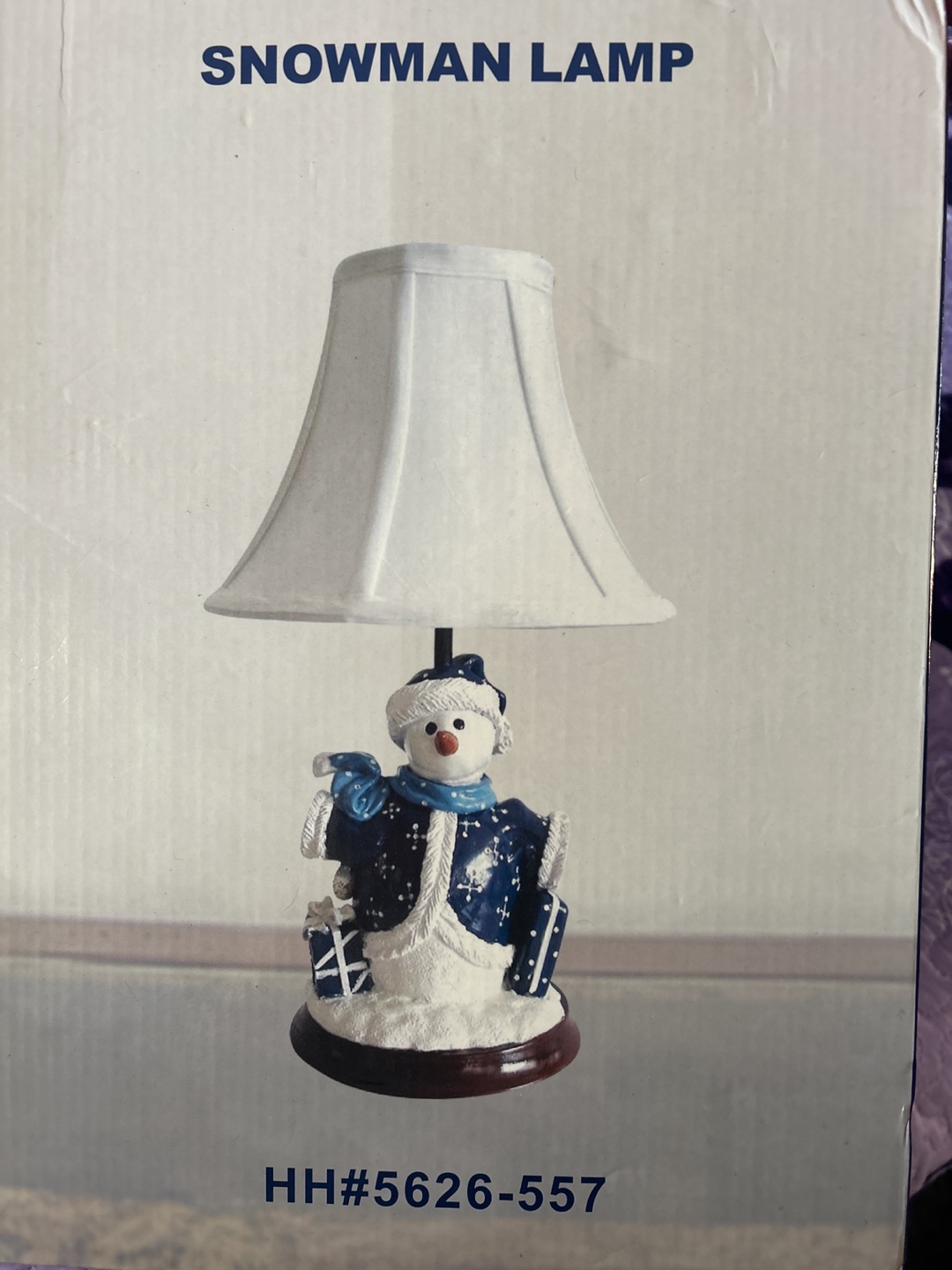 Snowman Table Lamp