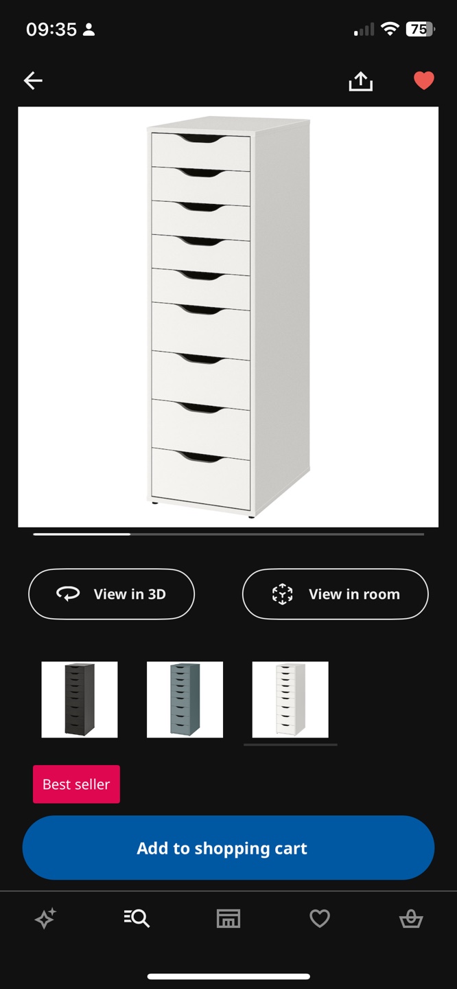 Alex - White 9 Drawer Dresser - photo 4