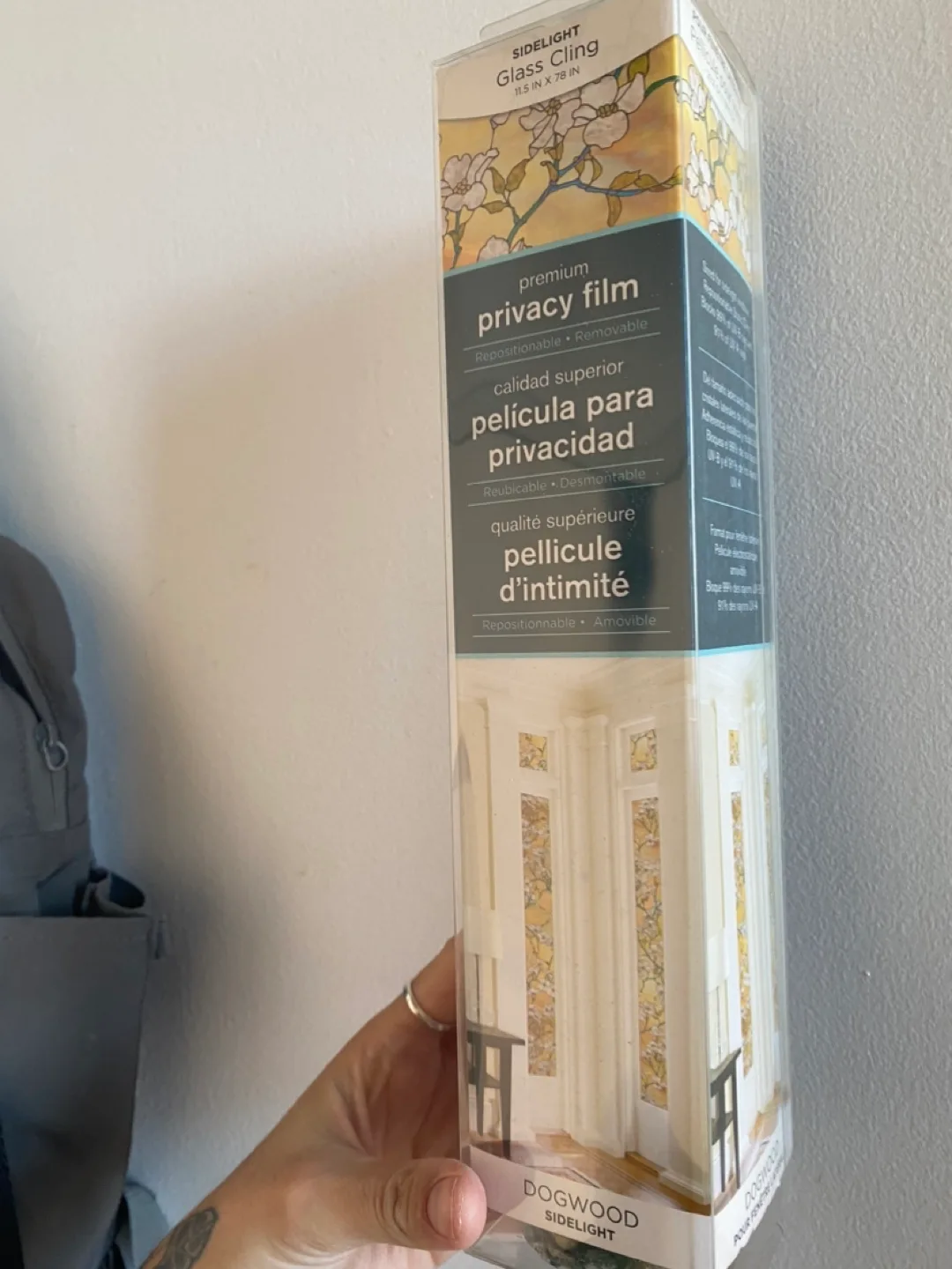 Flowery privacy film image indicator(2)