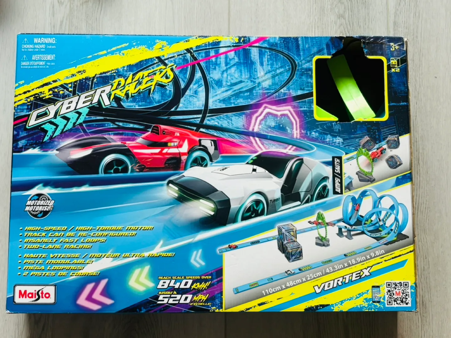 Maisto Cyber Racers Vortex Track Set image indicator(4)