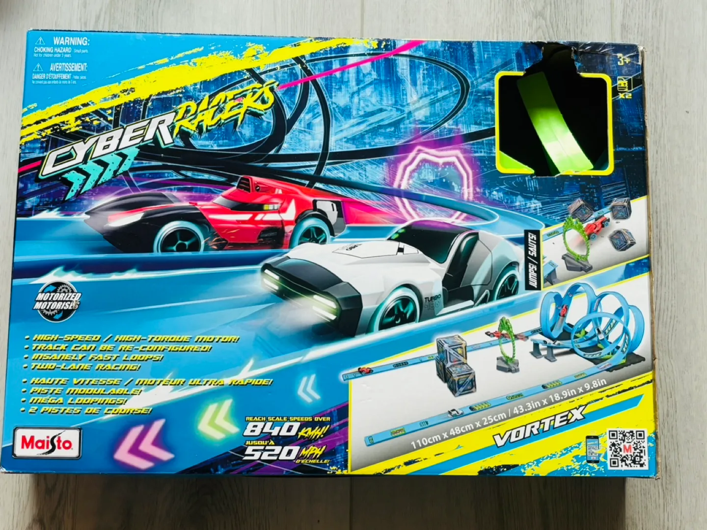 Maisto Cyber Racers Vortex Track Set image indicator(3)