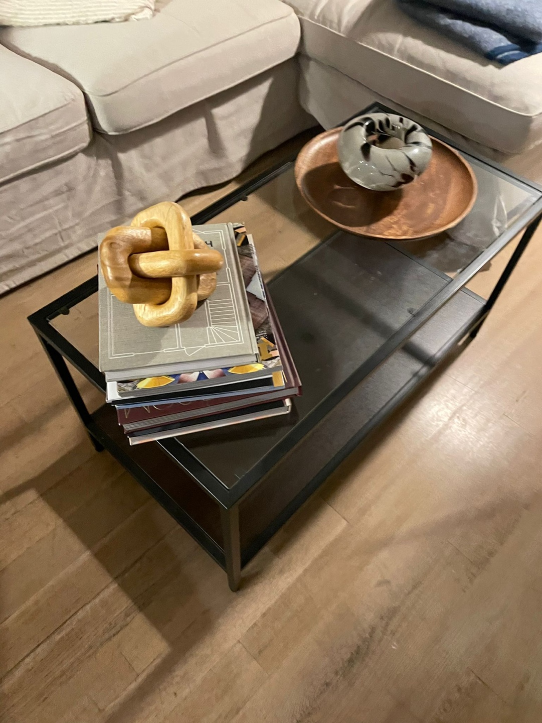 Glass Top Coffee Table