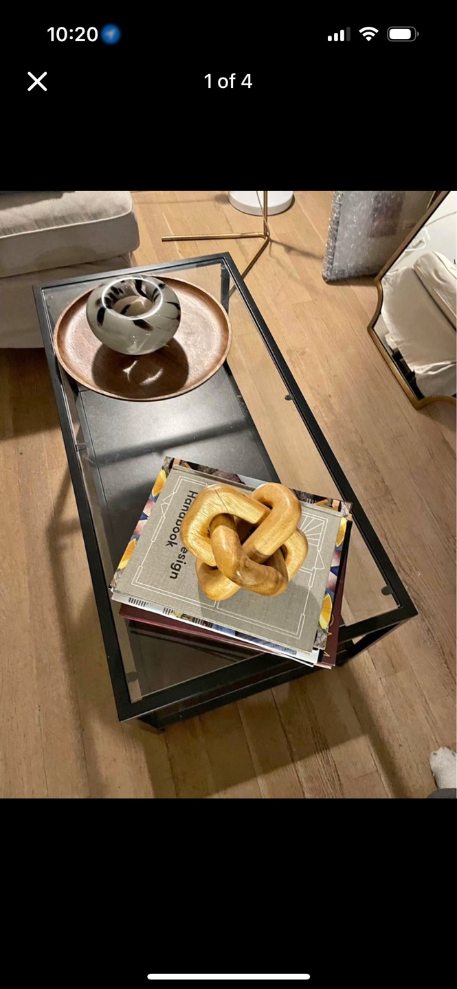 Glass Top Coffee Table - photo 3