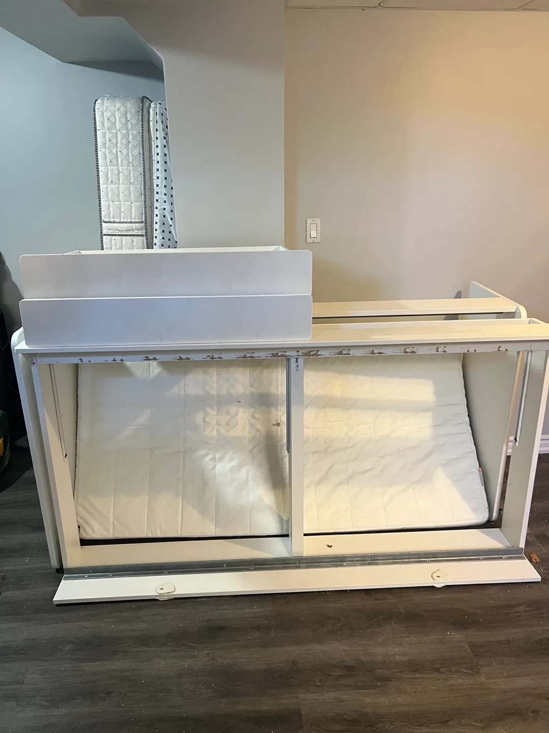 IKEA SLÄKT Twin Bed Frame with Pull-Out Bed and Storage image indicator(5)