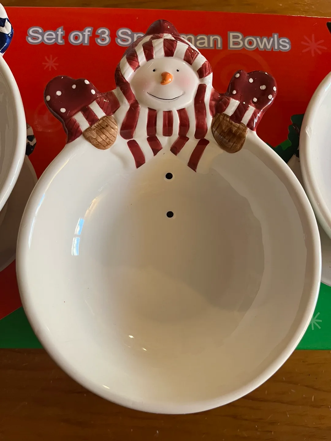 Set of 3 Snowman Bowls image indicator(3)