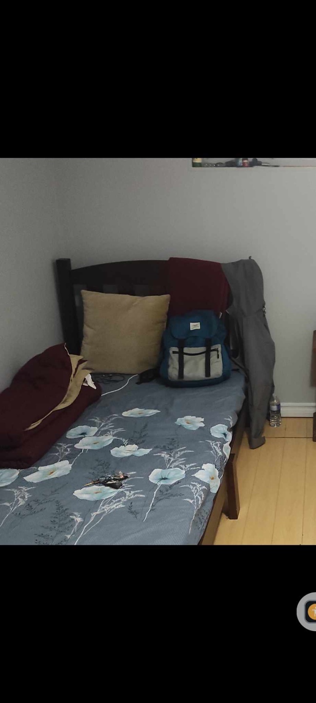Mattress and Single Bed Frame with Headboard