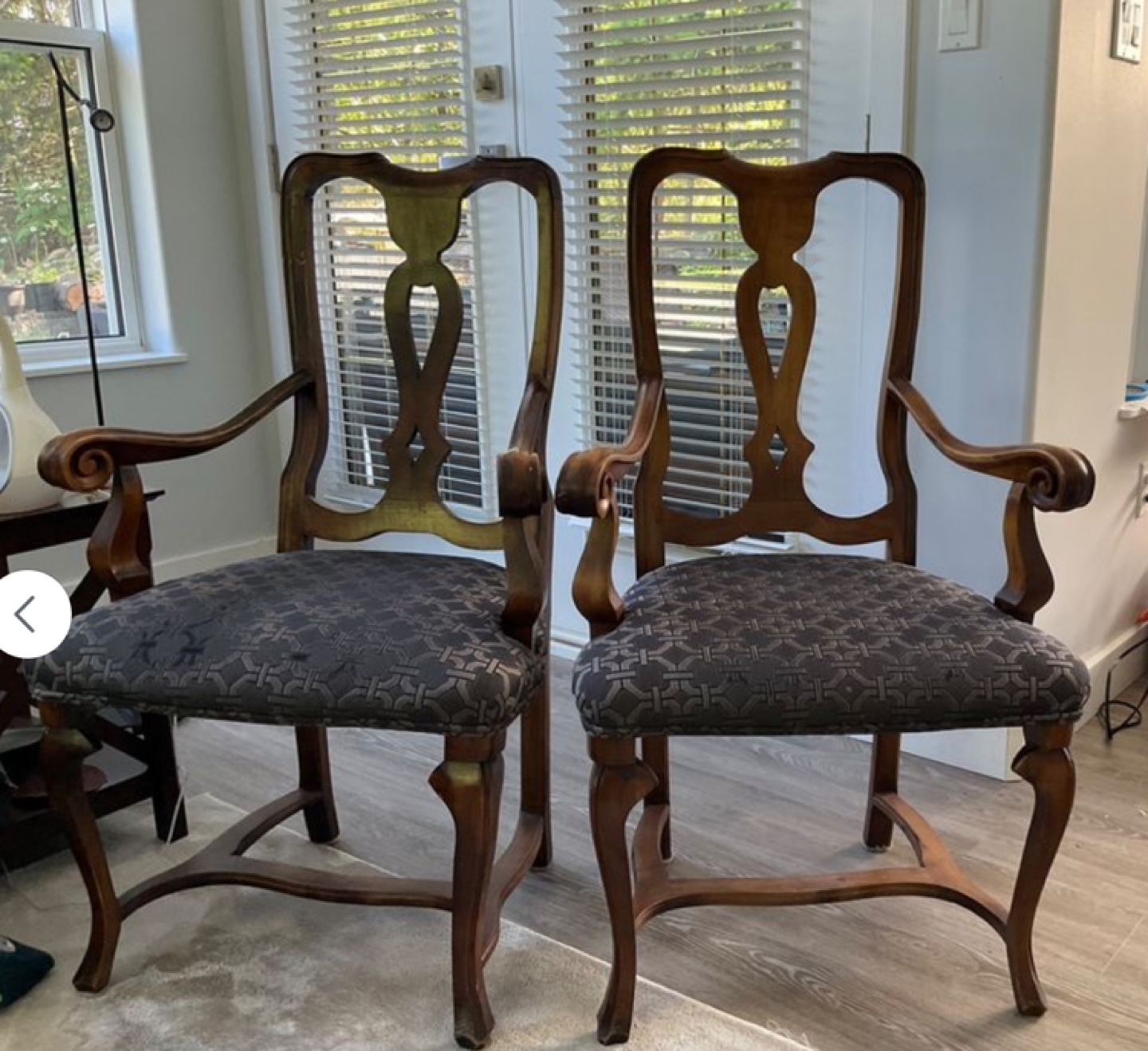 Set of antique 2 chairs
