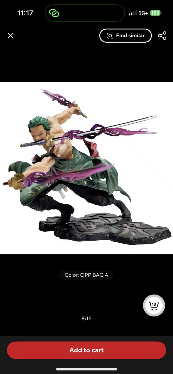 One Piece Roronoa Zoro Figure - photo 3