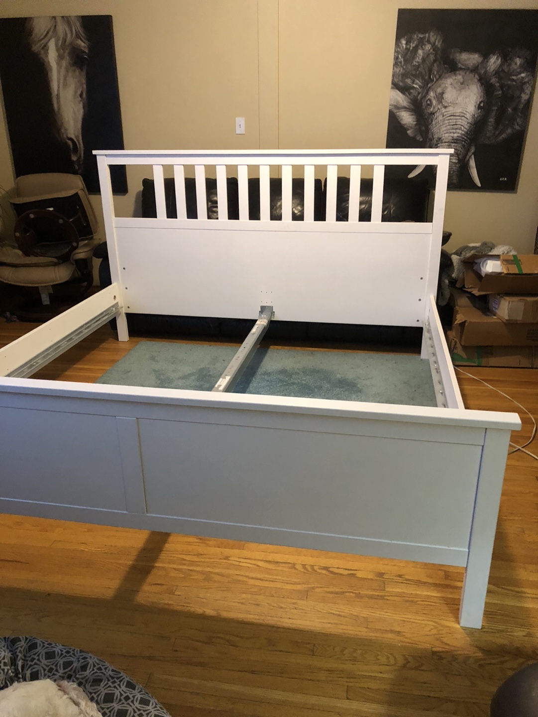 IKEA HEMNES King Size Bed Frame - photo 5