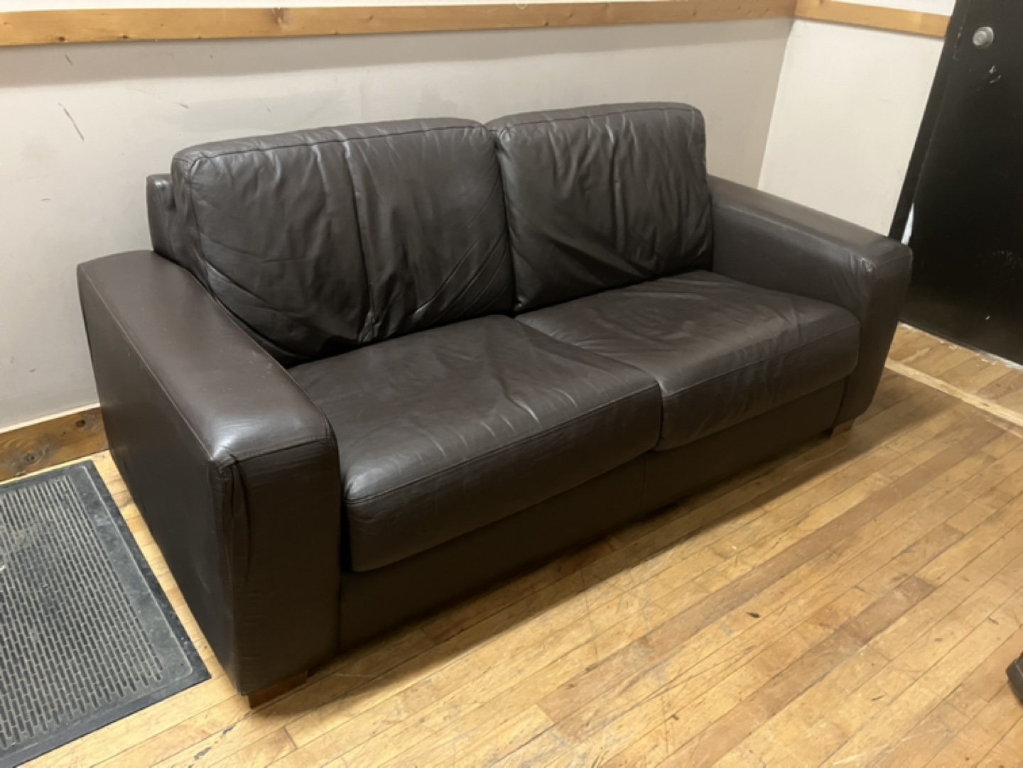 Leather Loveseat