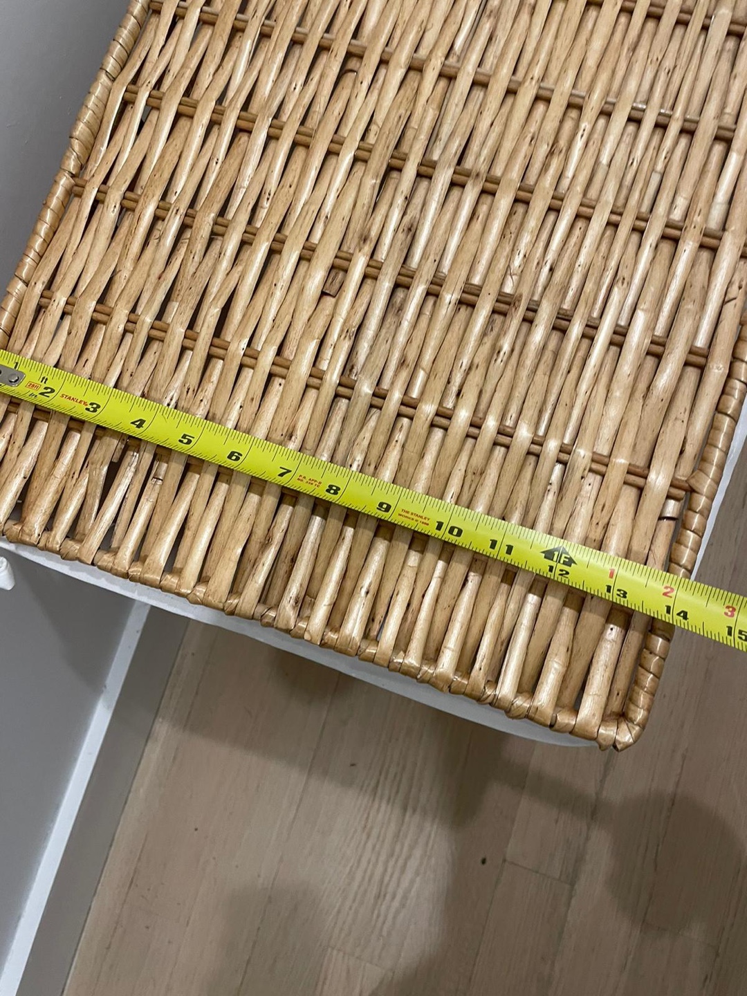 Wicker Laundry Basket / 2 containers - photo 3