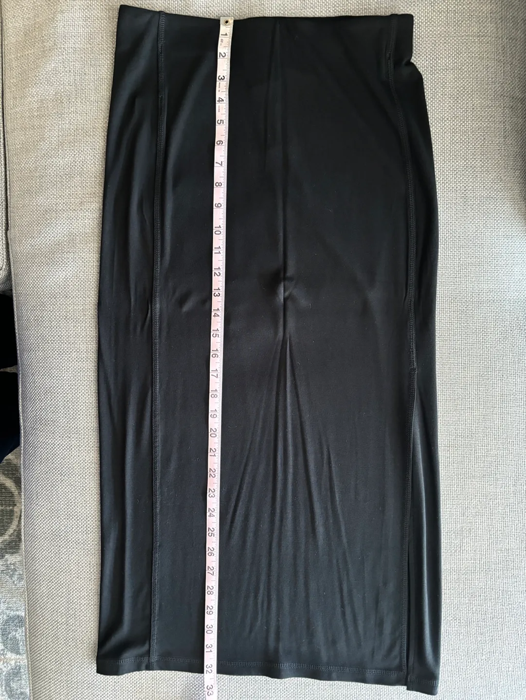 LOFT Women's Black Pull-on Skirt Front Slit -SP  *BNWT* image indicator(5)