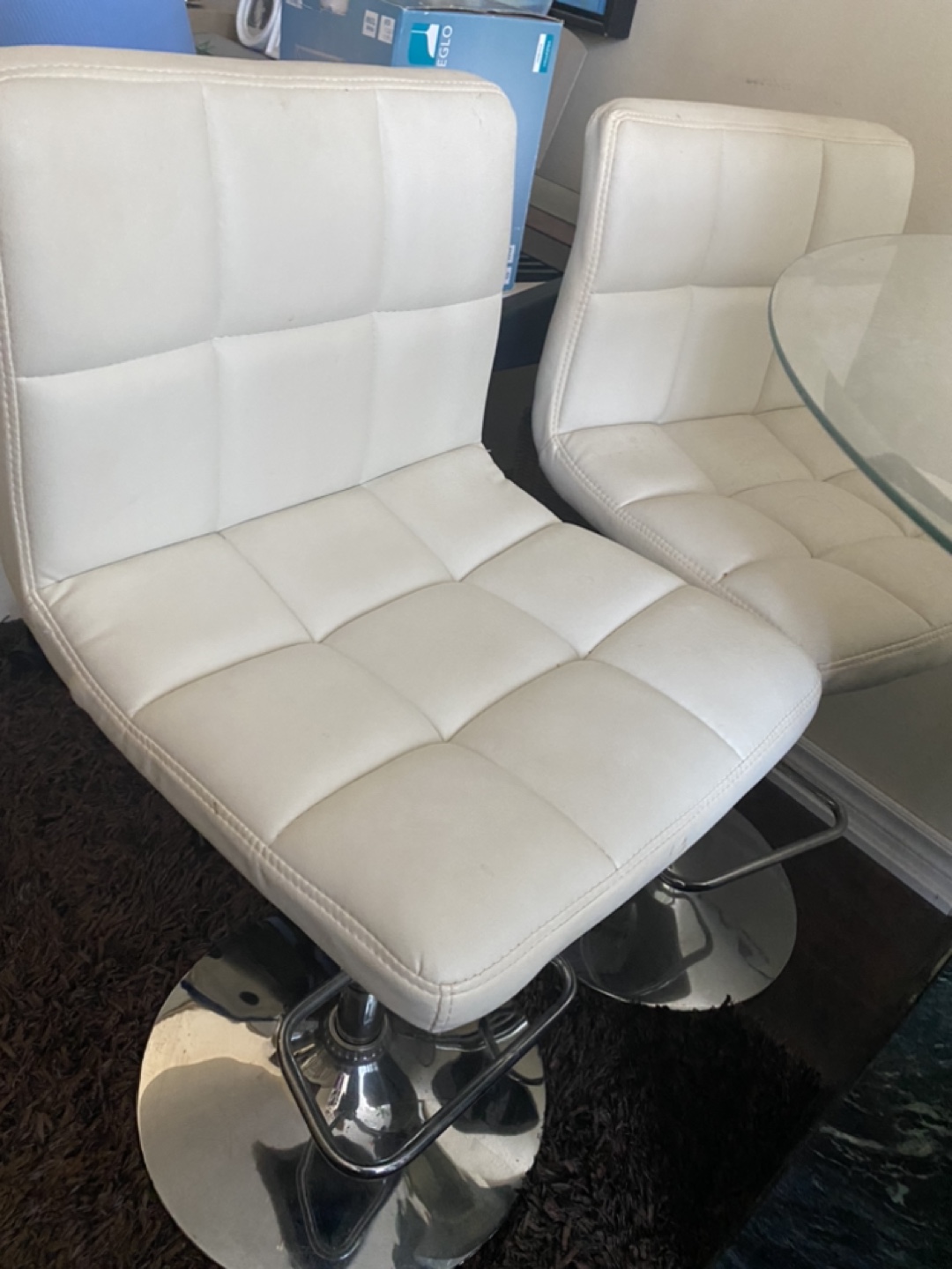 White Bar Stools