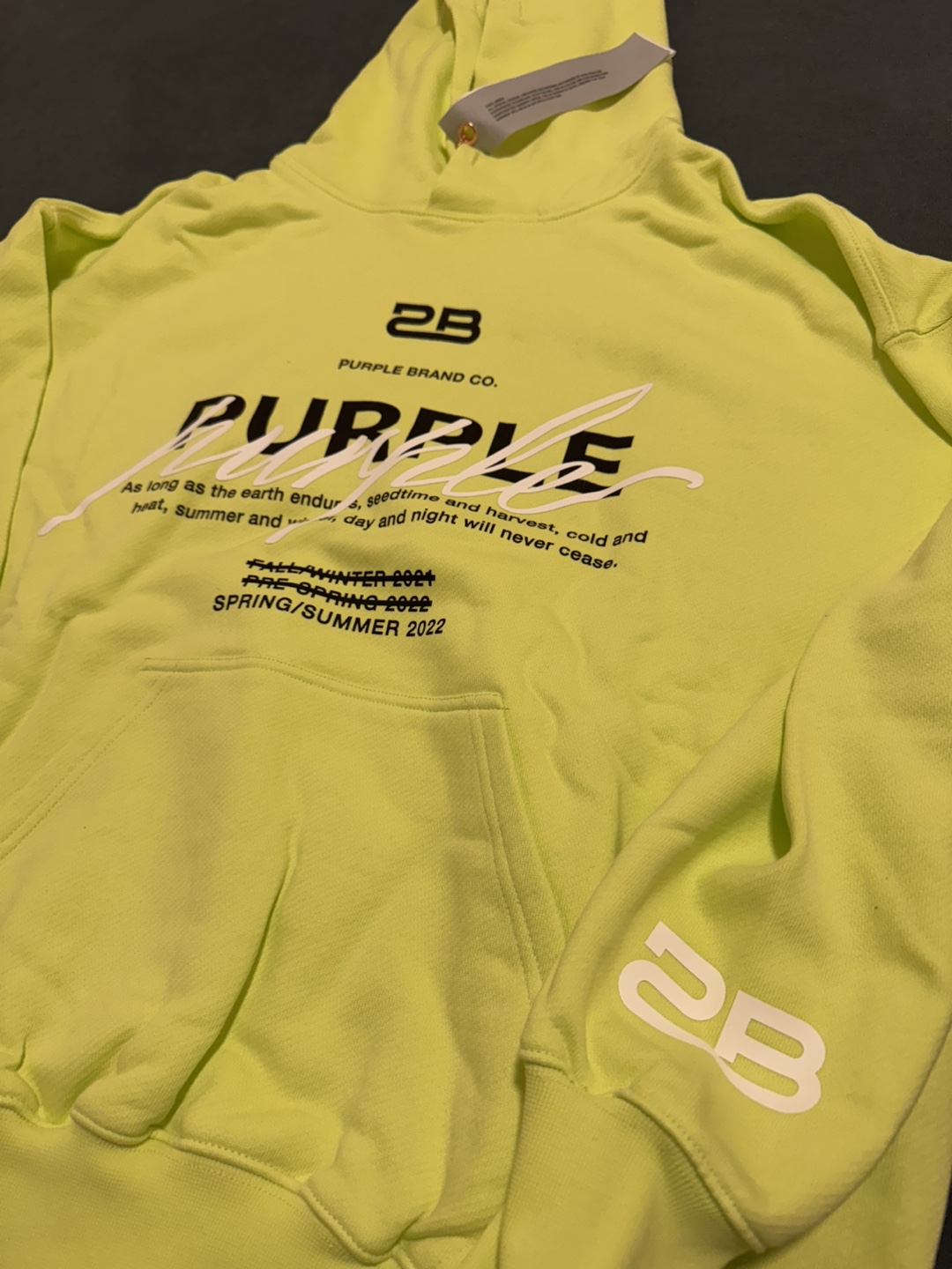 Purple Brand Co. Yellow Hoodie - photo 4
