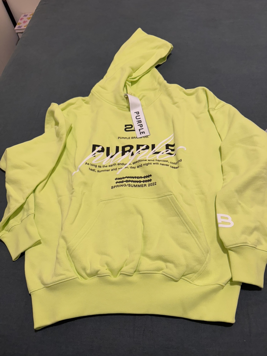 Purple Brand Co. Yellow Hoodie