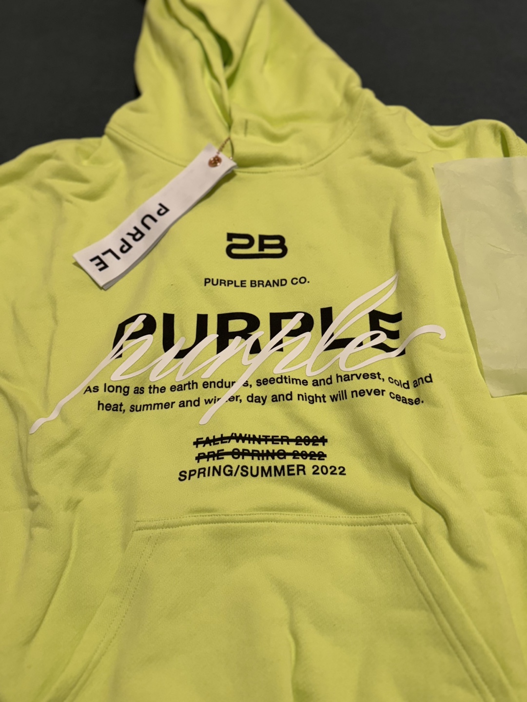 Purple Brand Co. Yellow Hoodie - photo 2