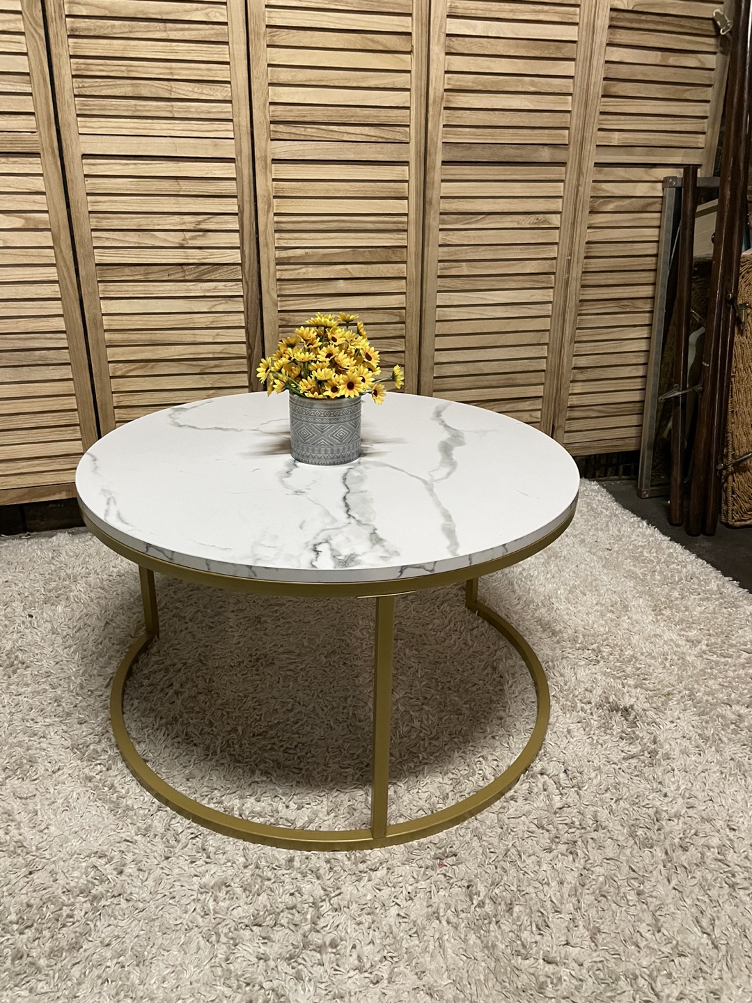 Faux Marble Coffee Table - photo 2