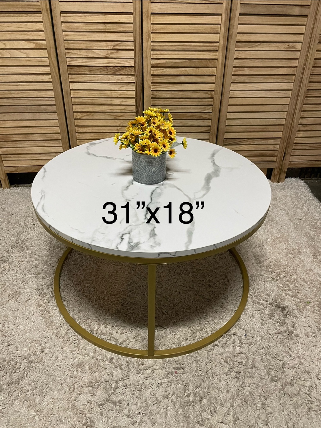 Faux Marble Coffee Table - photo 3