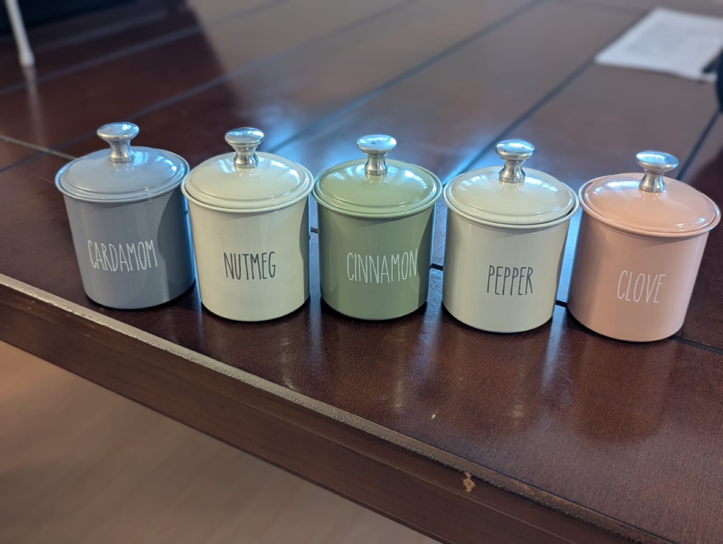 Set of 5 Spice Jars