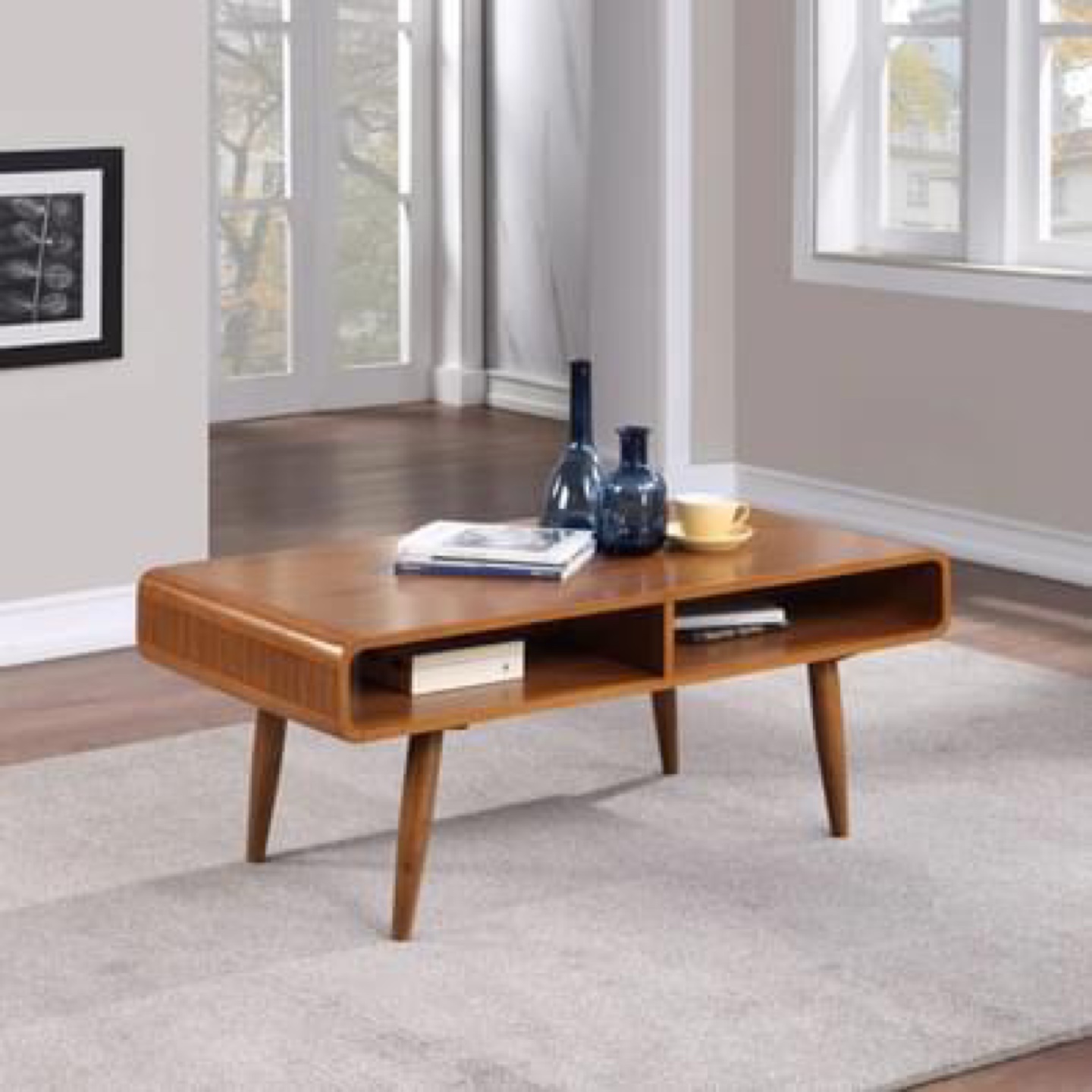 Coffee Table with Shelves