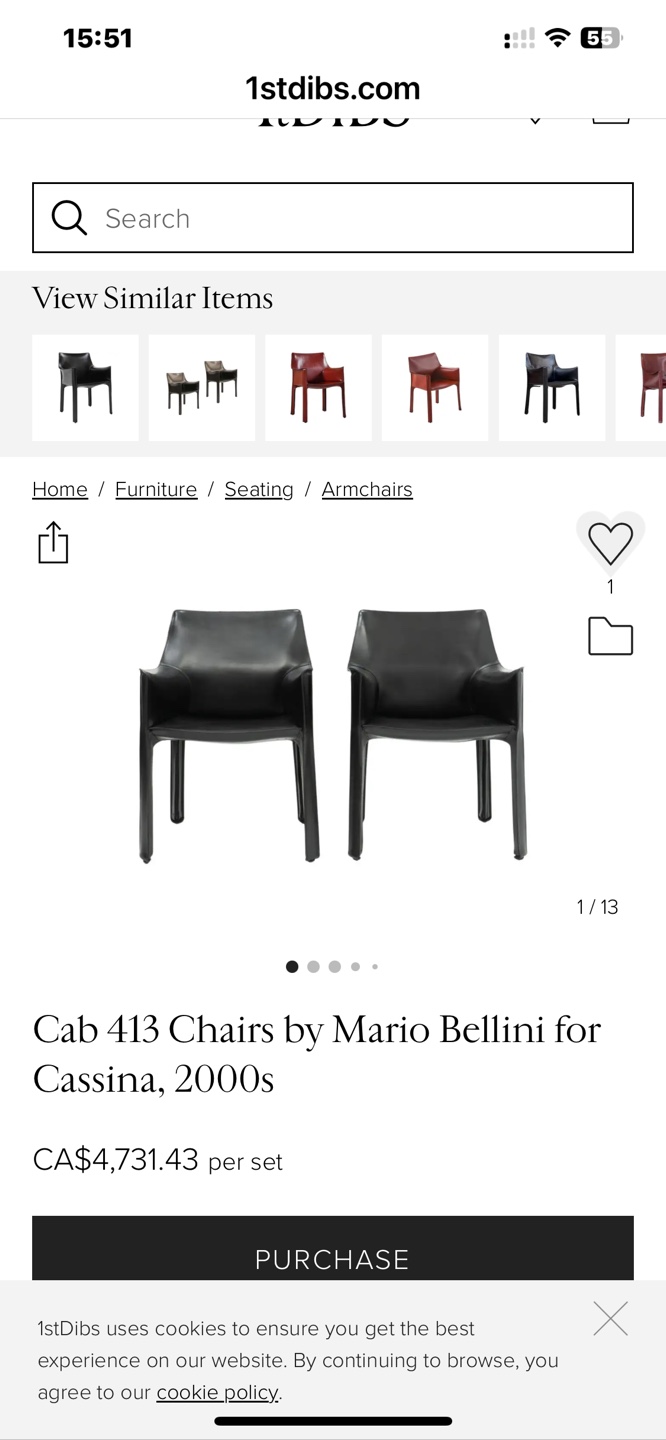 Cab 413 Chair by Mario Bellini for Cassina - photo 3