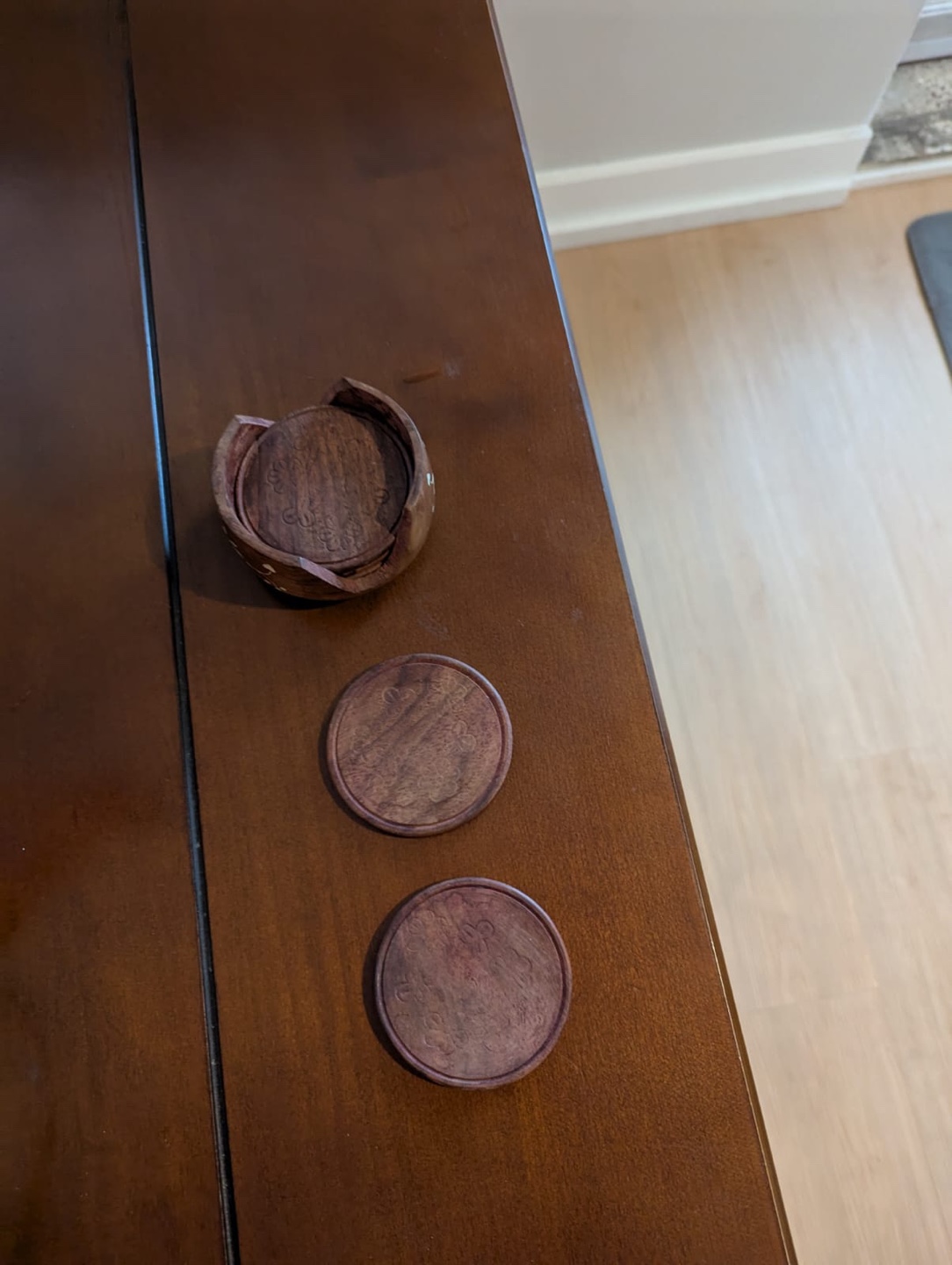 Wooden Coasters Set of 5