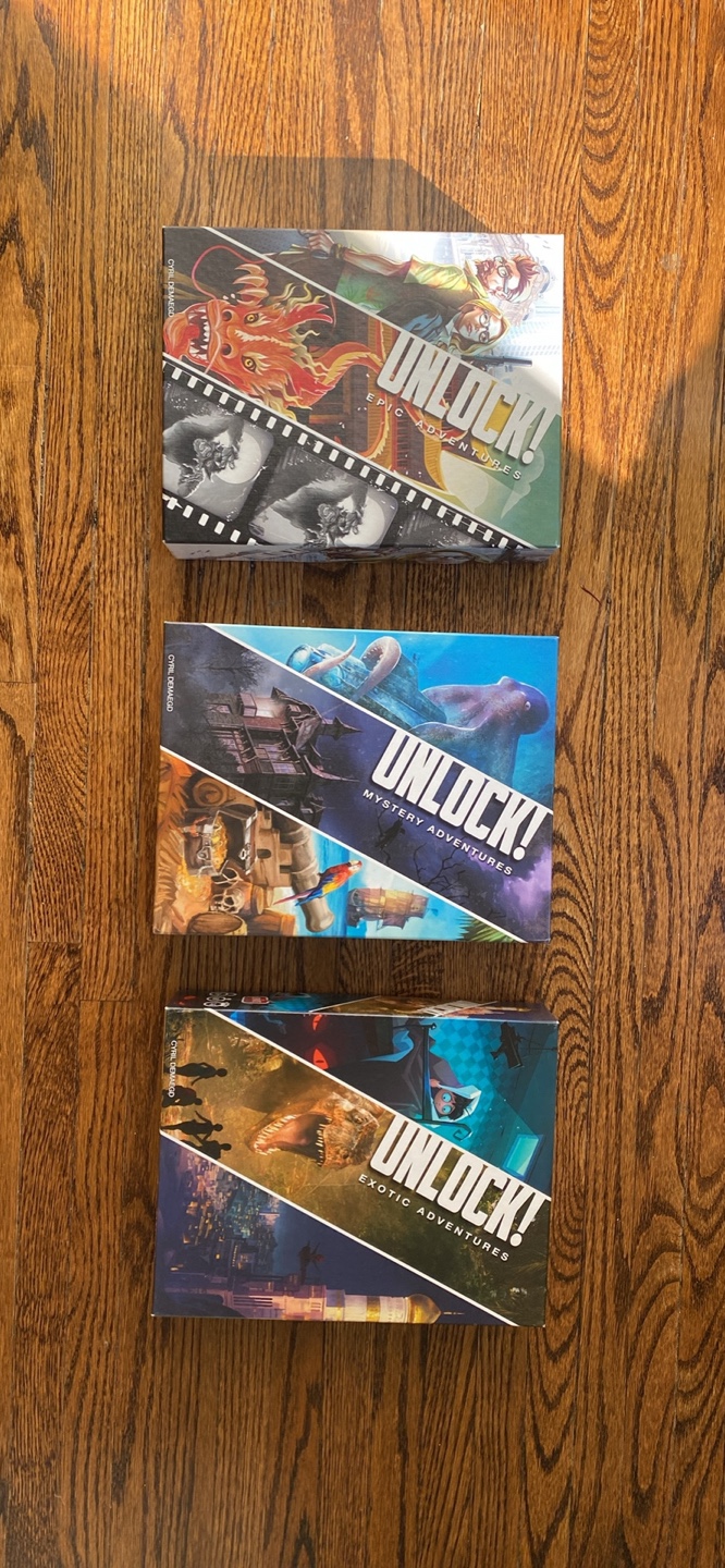 Unlock! Board Game Set - Epic, Mystery, Exotic Adventures