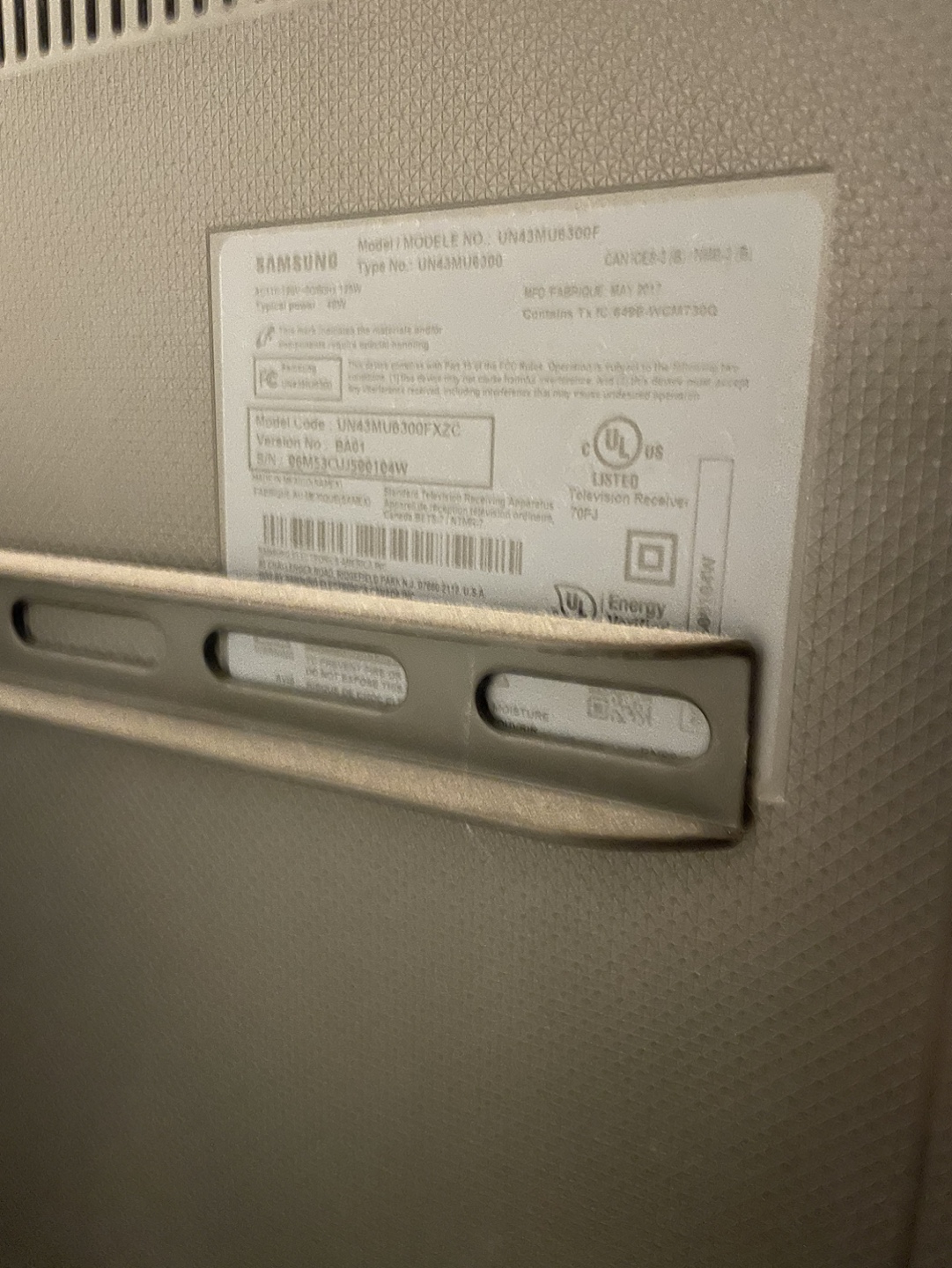 Samsung TV 43 inch. Pickup Nov 14 or 15! - photo 2