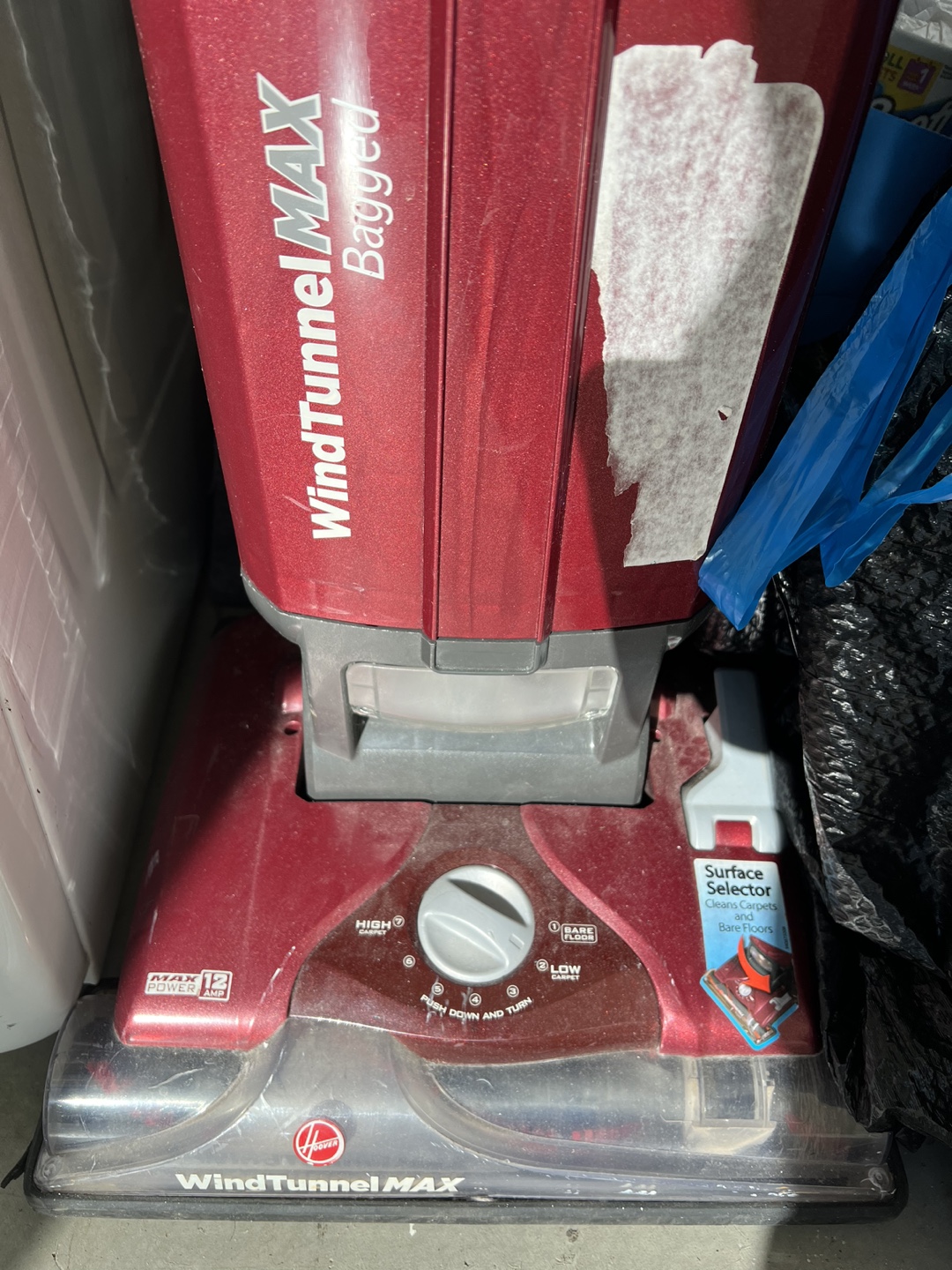 Hoover WindTunnel Max Bagged Upright Vacuum