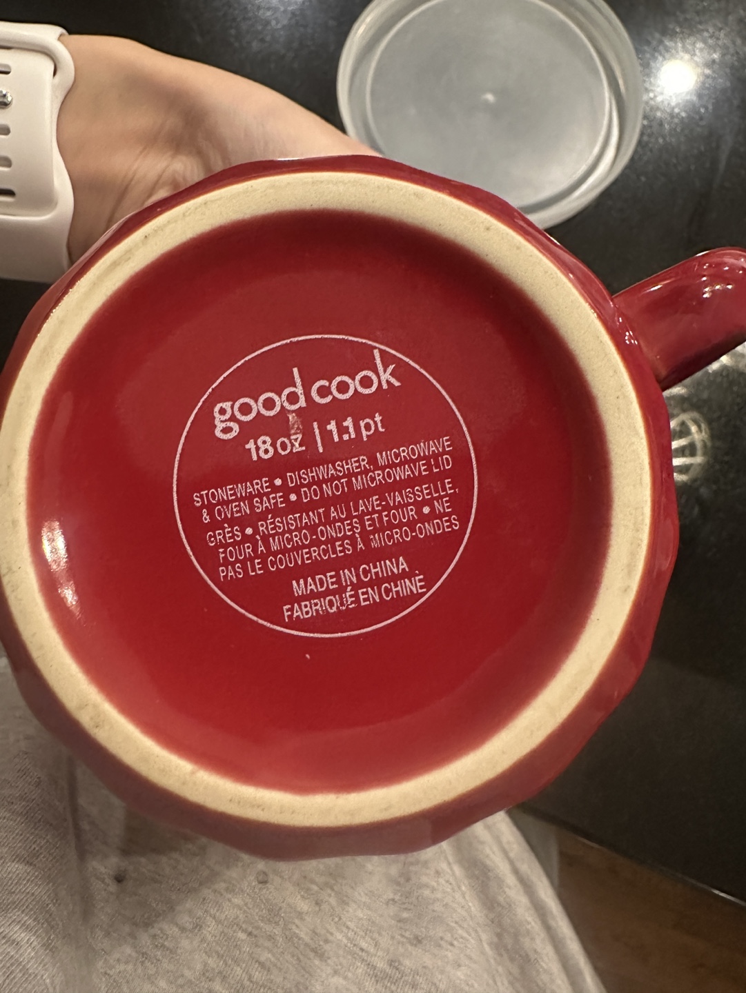 Good Cook 18 oz Red Mug with Lid - photo 2