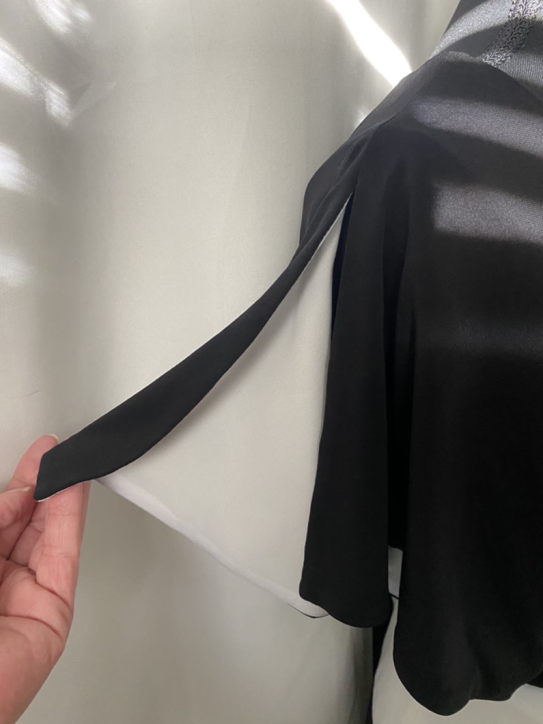 Nina Leonard Black and White Cut-Out Dress - photo 2