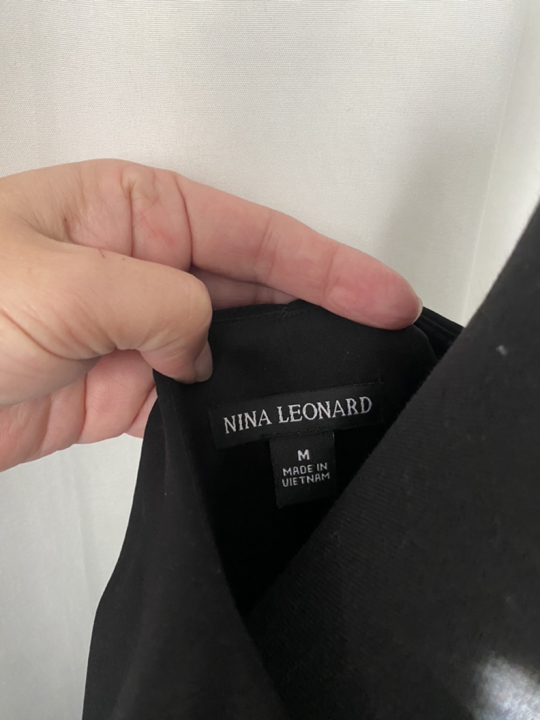 Nina Leonard Black and White Cut-Out Dress - photo 3