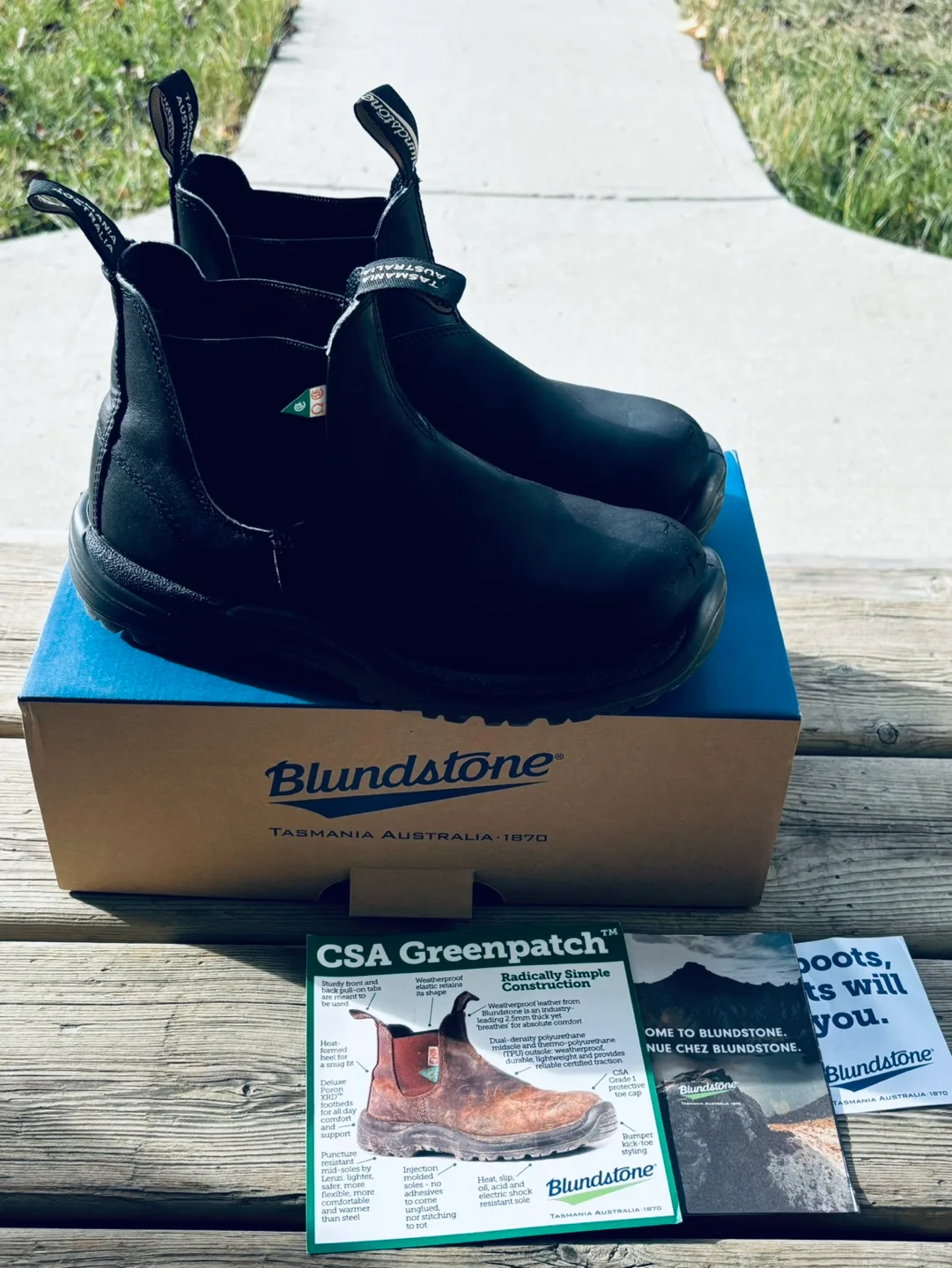 Blundstone Boots steel toe  (us8.5) image indicator(2)