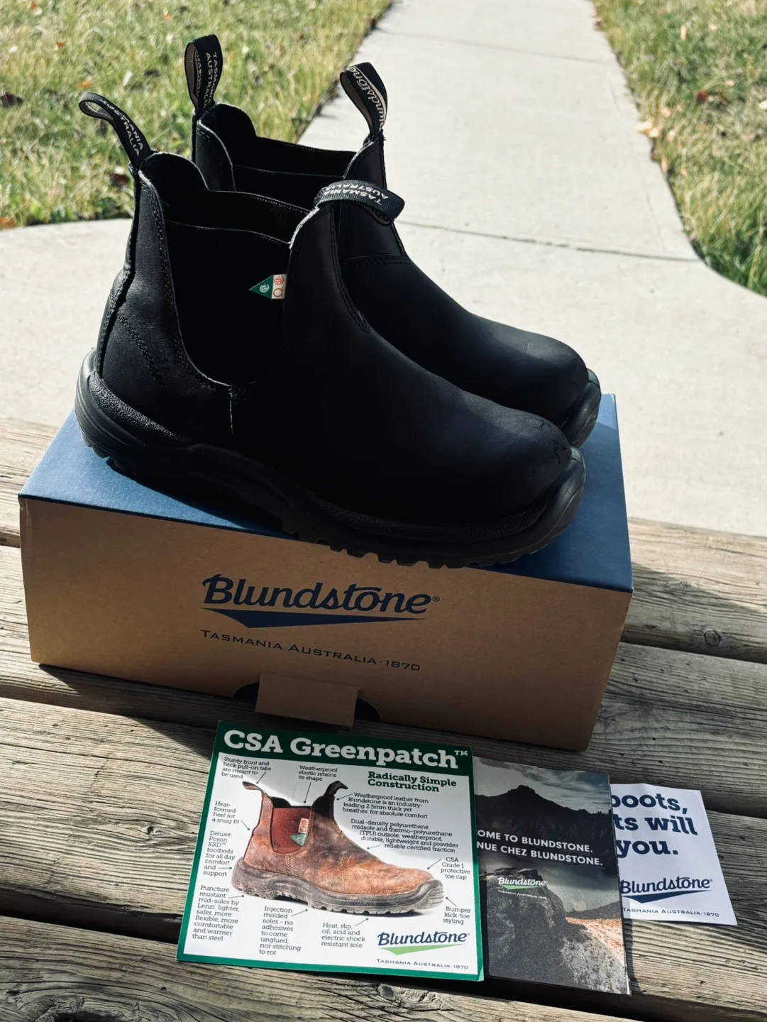 Blundstone Boots steel toe  (us8.5) image indicator(6)