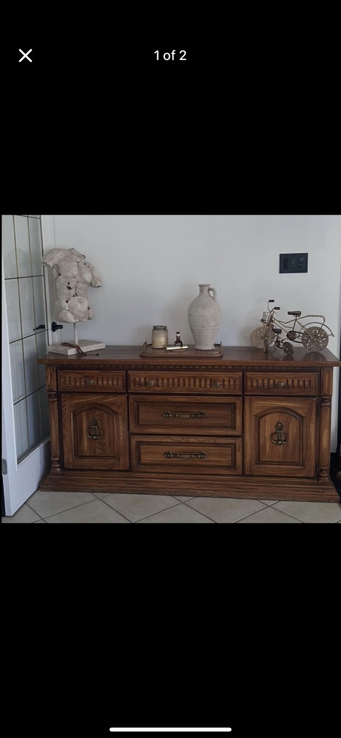 Solid Wood China Cabinet