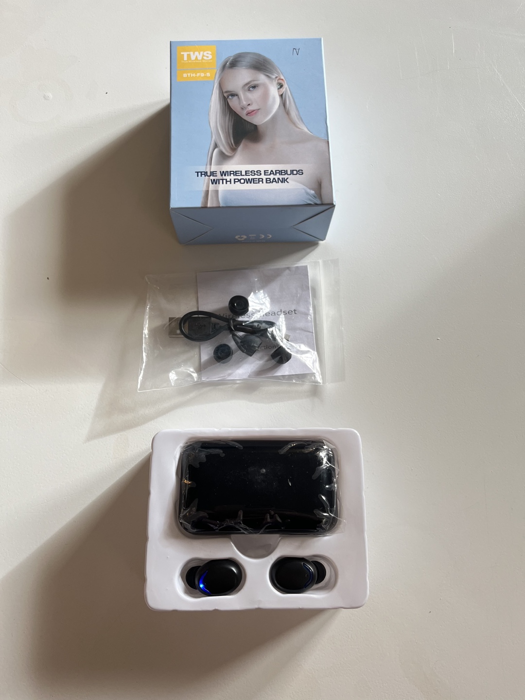 Wireless Earbuds with LED Display and Power Bank - photo 2