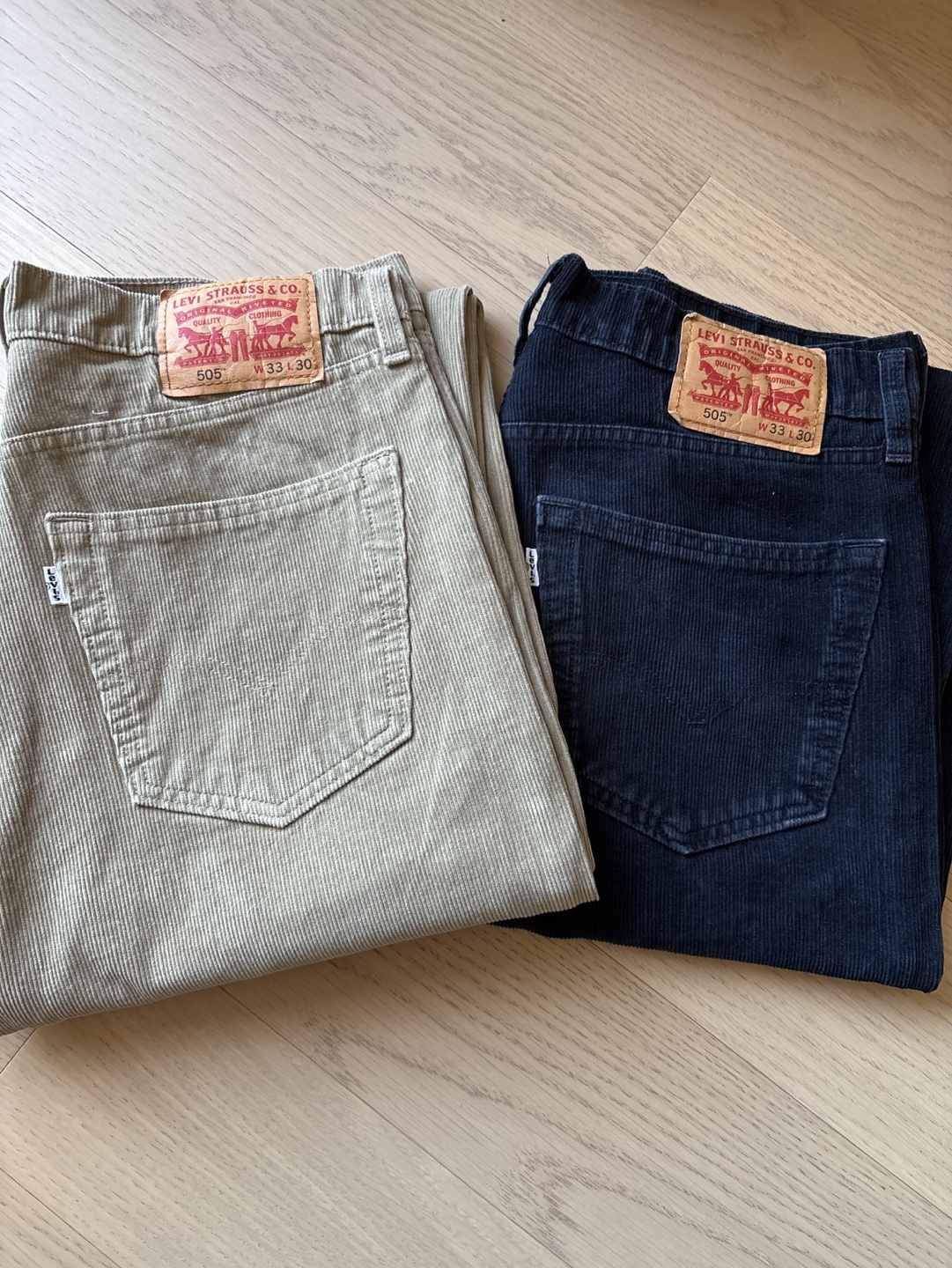 Levi's 505 Corduroy Pants - 2 Pack