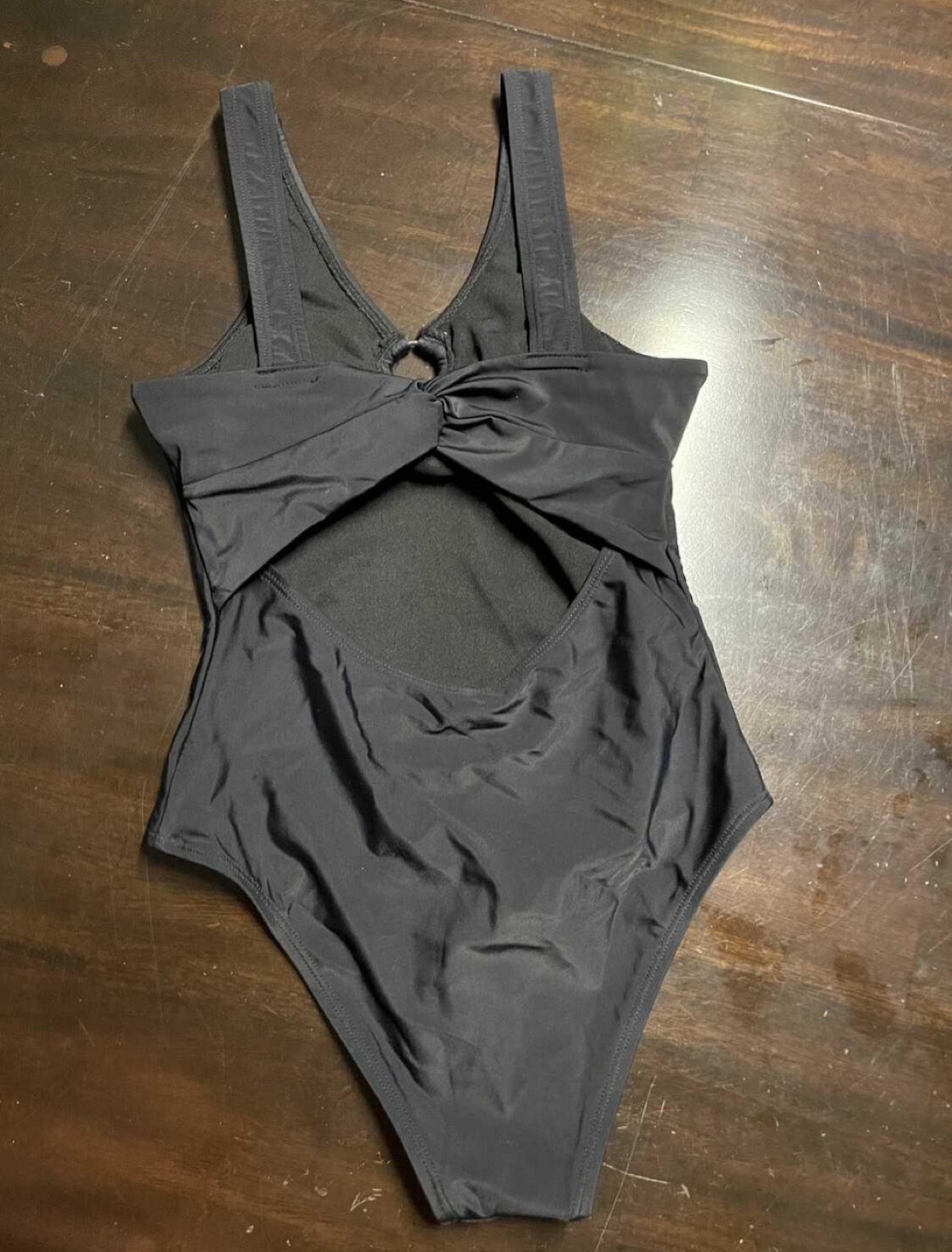 Youth New Black One Piece Swimsuit with Cut Out Back size 8/9 - photo 5