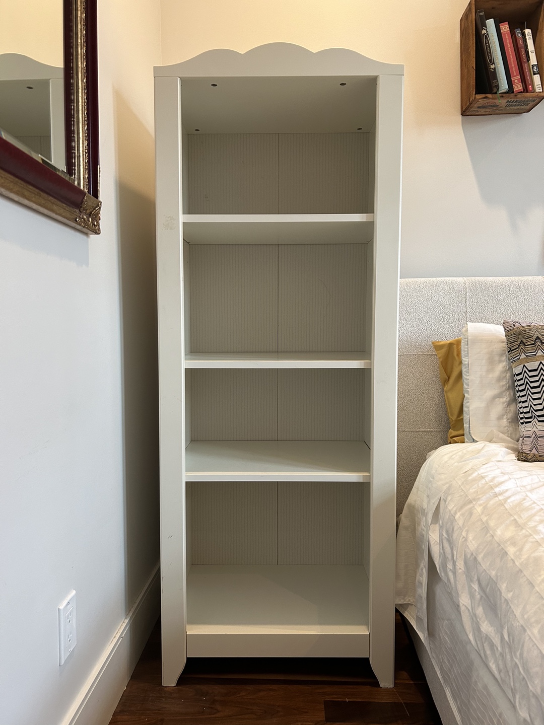 White Bookshelf