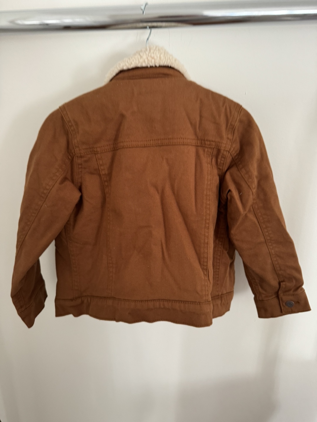 Gap Denim Brown Sherpa Jacket - photo 4