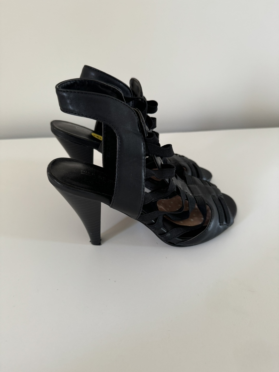 Black Strappy Heels - photo 2