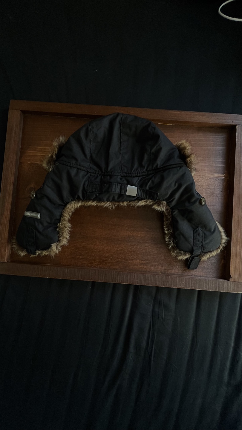 Black Faux Fur Trapper Hat - photo 4